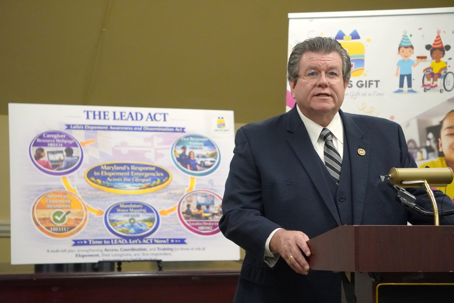 Senator McKay announcing the LEAD Act in 2026