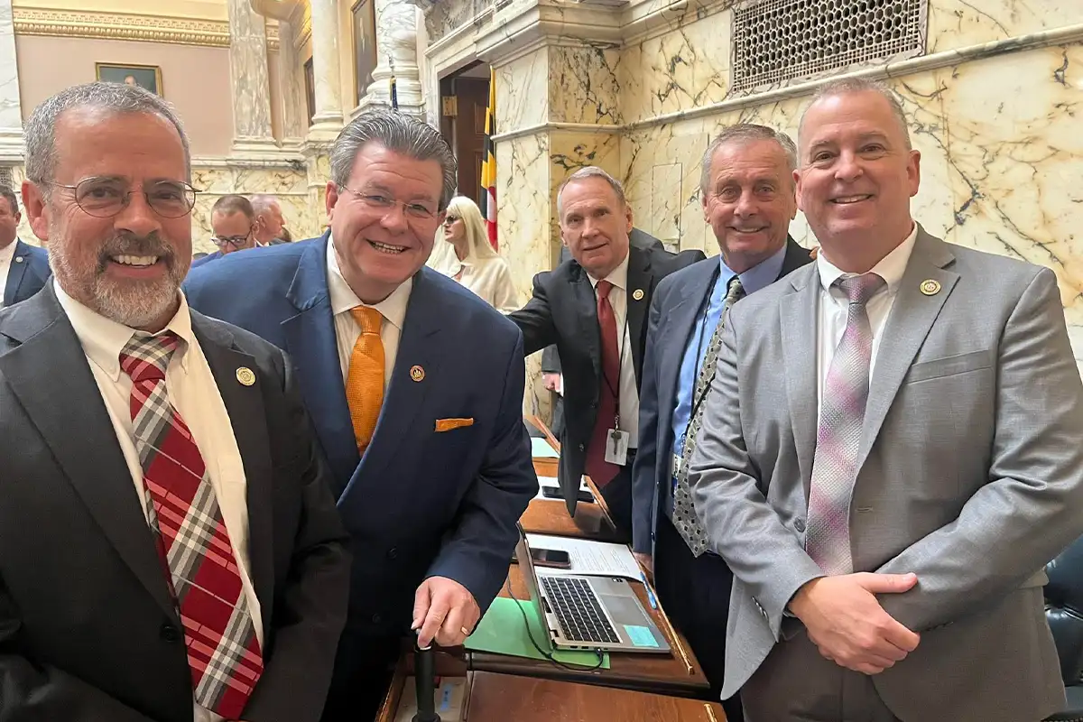 Senator McKay on the Maryland Senate floor